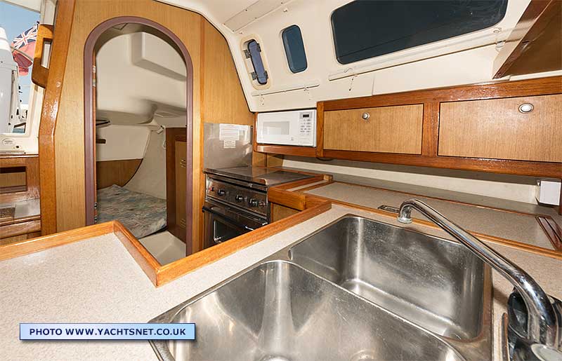 Entrance to aft cabin