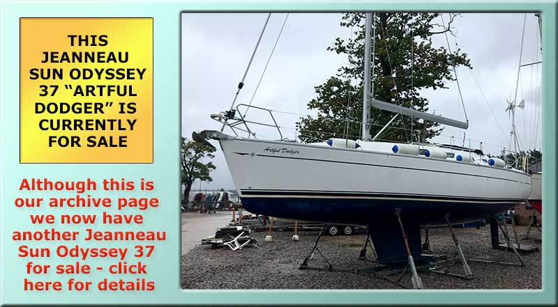 Jeanneau Sun Odyssey 37 for sale