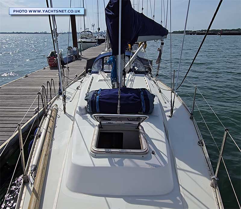 Deck aft